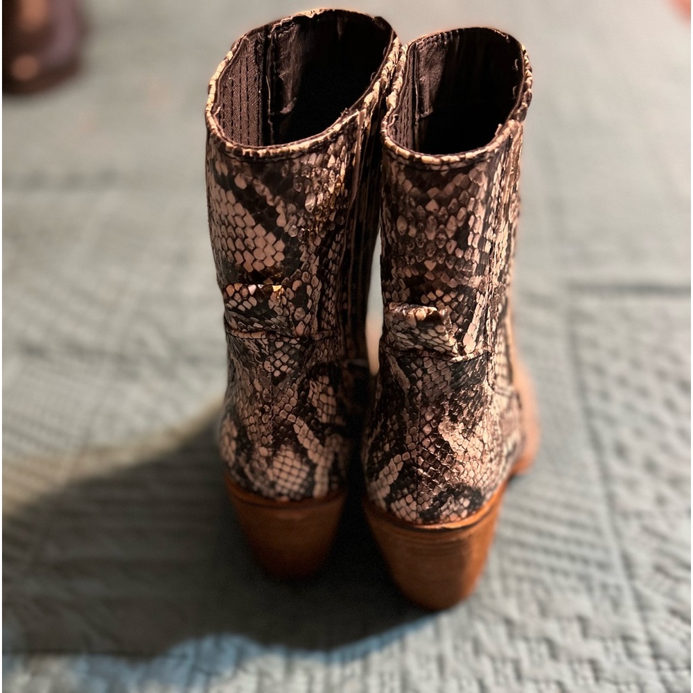 Snakeskin boots